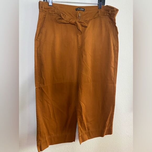 Women’s Vanilla Star Rust Brown Orange Wide Leg Pants XL - Picture 2 of 7